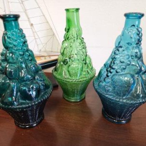 Empoli Italian Fruit Basket Genie Bottles (3) - Picture 2 of 6